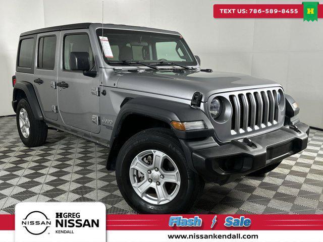 used 2020 Jeep Wrangler Unlimited car, priced at $22,898