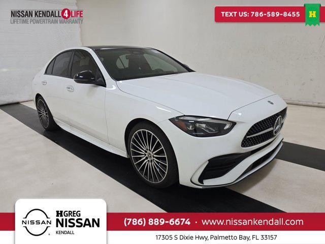 used 2023 Mercedes-Benz C-Class car, priced at $26,996