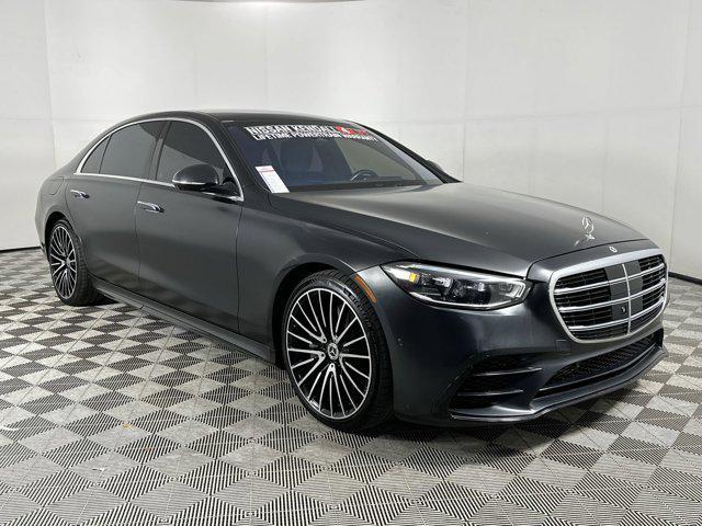 used 2022 Mercedes-Benz S-Class car, priced at $59,996