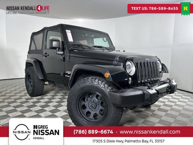 used 2016 Jeep Wrangler car, priced at $17,498