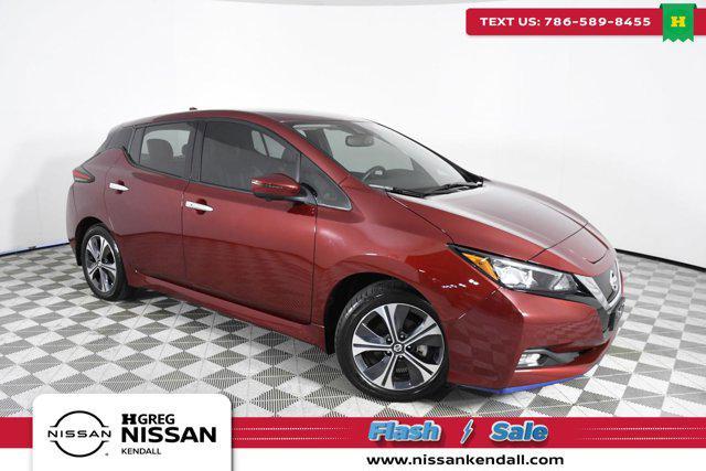 used 2020 Nissan Leaf car, priced at $16,486