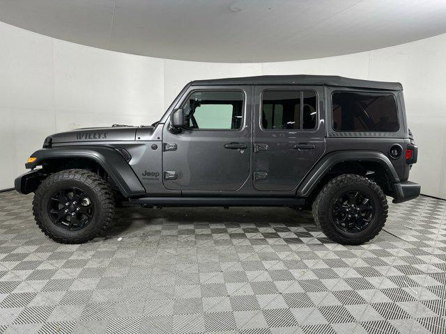 used 2022 Jeep Wrangler Unlimited car, priced at $24,998