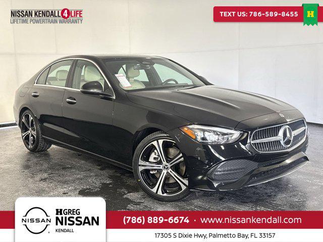 used 2022 Mercedes-Benz C-Class car, priced at $25,996