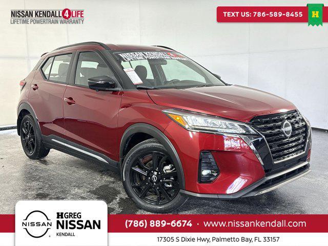 used 2023 Nissan Kicks car, priced at $18,498