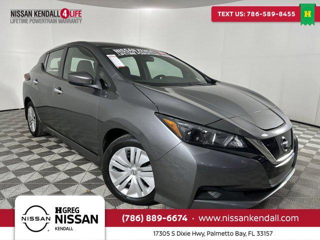 used 2021 Nissan Leaf car, priced at $11,498