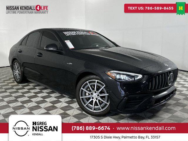 used 2023 Mercedes-Benz AMG C 43 car, priced at $41,996