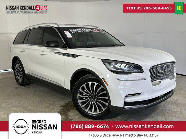 used 2022 Lincoln Aviator car, priced at $30,798