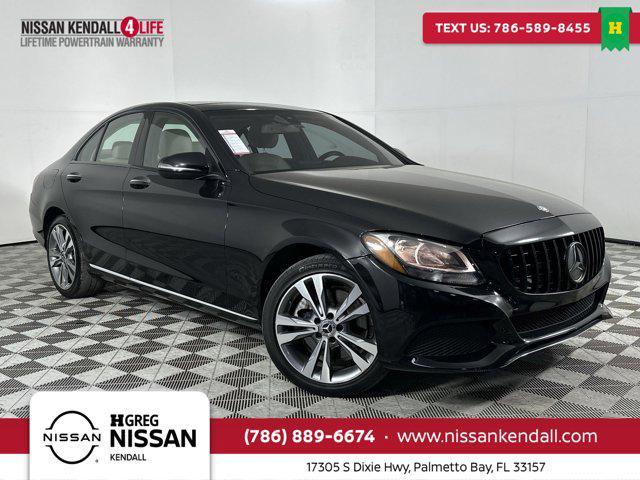 used 2017 Mercedes-Benz C-Class car, priced at $12,498