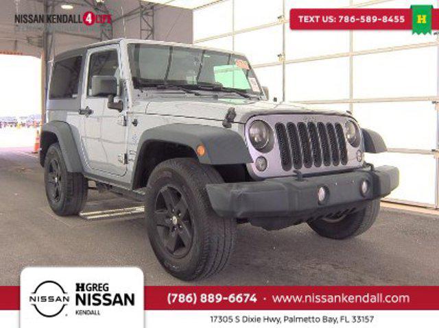 used 2017 Jeep Wrangler car, priced at $16,998