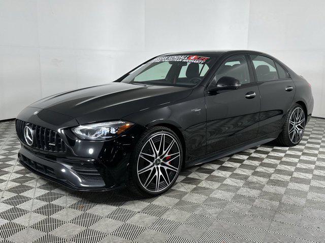 used 2024 Mercedes-Benz AMG C 43 car, priced at $50,996