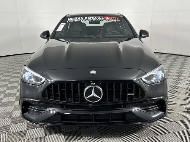 used 2024 Mercedes-Benz AMG C 43 car, priced at $50,996