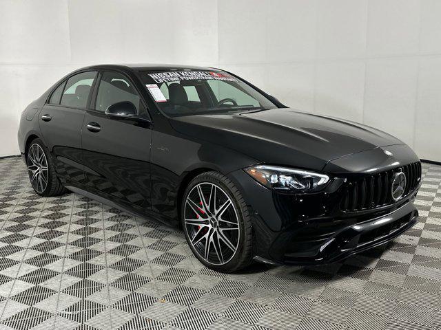 used 2024 Mercedes-Benz AMG C 43 car, priced at $50,996