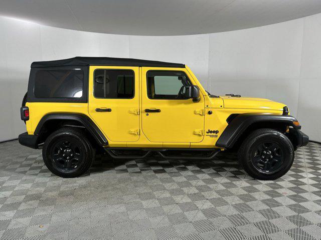 used 2021 Jeep Wrangler Unlimited car, priced at $22,998