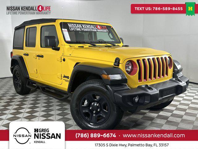 used 2021 Jeep Wrangler Unlimited car, priced at $23,598