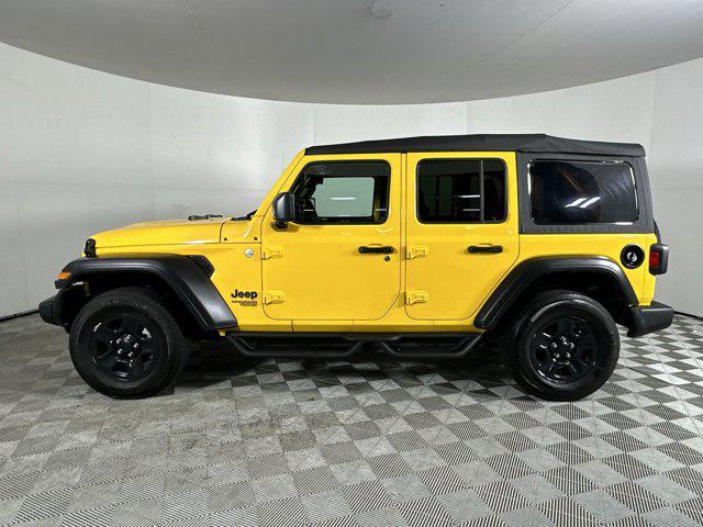 used 2021 Jeep Wrangler Unlimited car, priced at $22,998