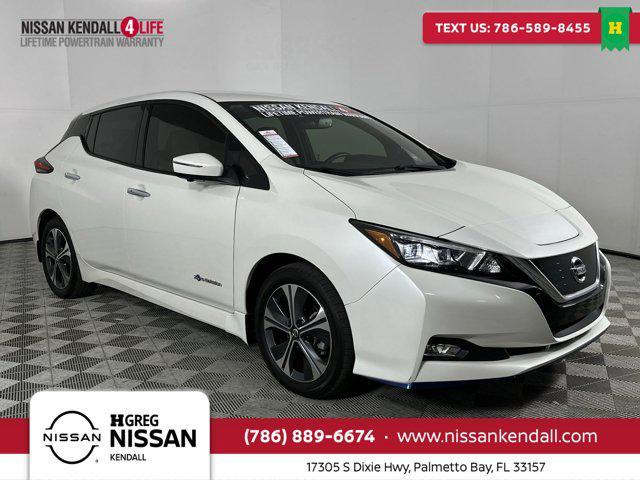 used 2019 Nissan Leaf car, priced at $13,498