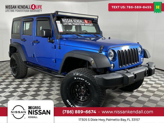 used 2016 Jeep Wrangler Unlimited car, priced at $17,598