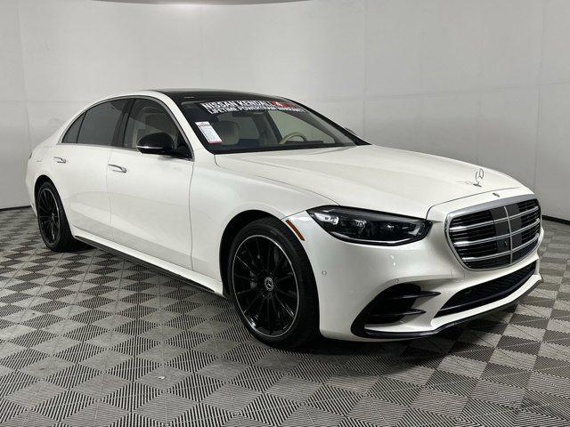 used 2022 Mercedes-Benz S-Class car, priced at $65,496
