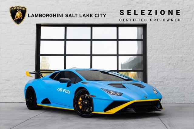 used 2022 Lamborghini Huracan STO car, priced at $362,177