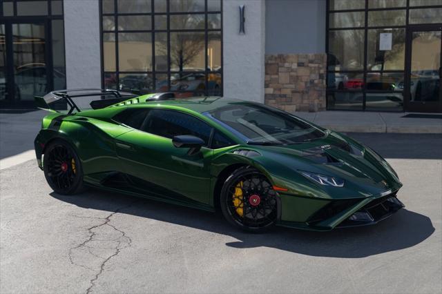 used 2022 Lamborghini Huracan STO car, priced at $381,403