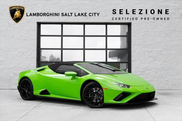 used 2021 Lamborghini Huracan EVO car, priced at $280,733