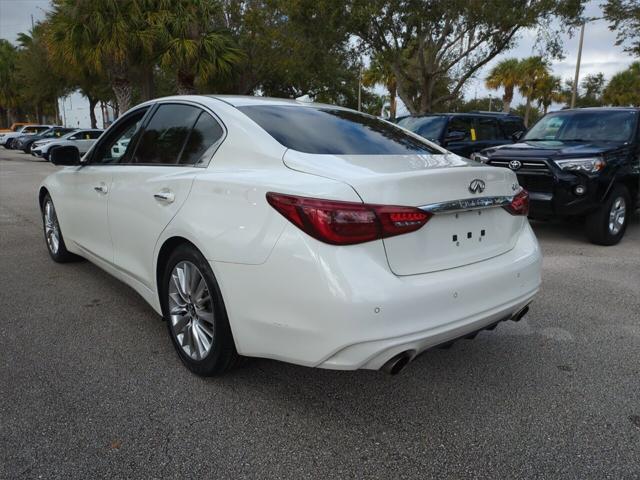 used 2021 INFINITI Q50 car, priced at $22,395