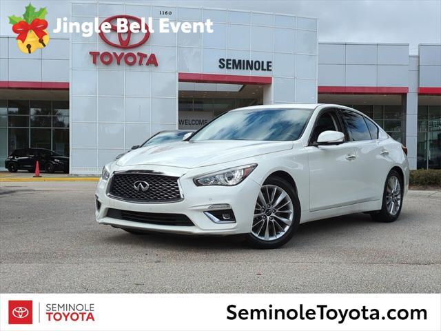 used 2021 INFINITI Q50 car, priced at $22,395