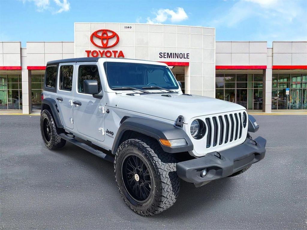 used 2020 Jeep Wrangler Unlimited car, priced at $24,595