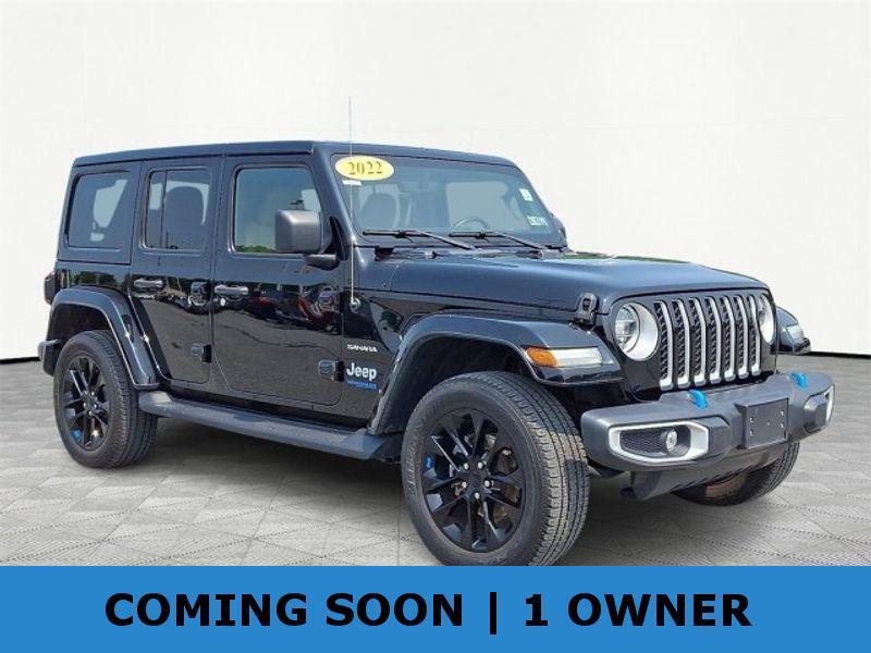 used 2022 Jeep Wrangler Unlimited 4xe car, priced at $34,495