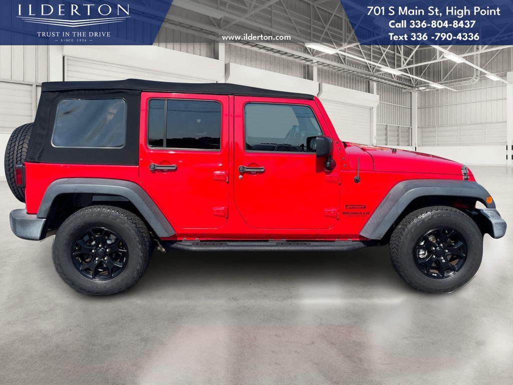 used 2016 Jeep Wrangler Unlimited car, priced at $18,295