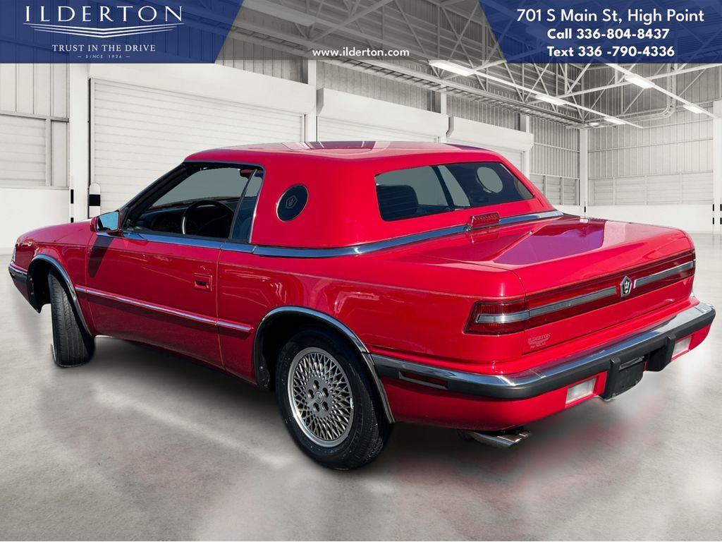 used 1990 Chrysler TC by Maserati car, priced at $12,000