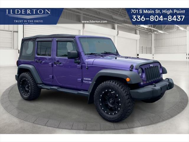 used 2018 Jeep Wrangler JK Unlimited car, priced at $26,935