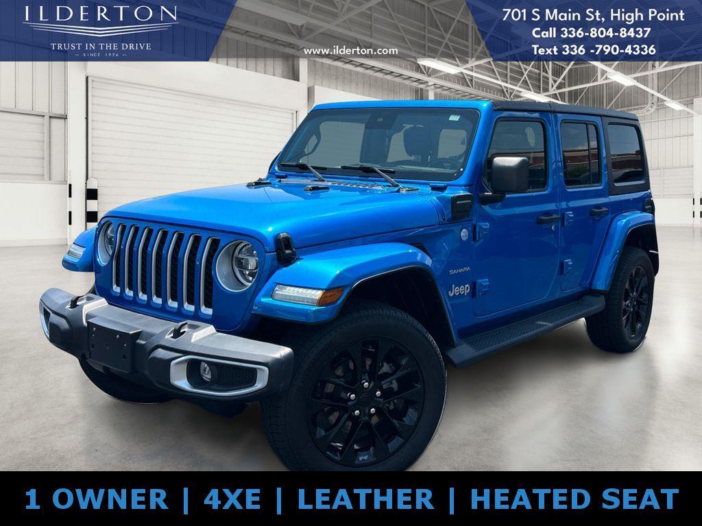 used 2021 Jeep Wrangler Unlimited 4xe car, priced at $30,045