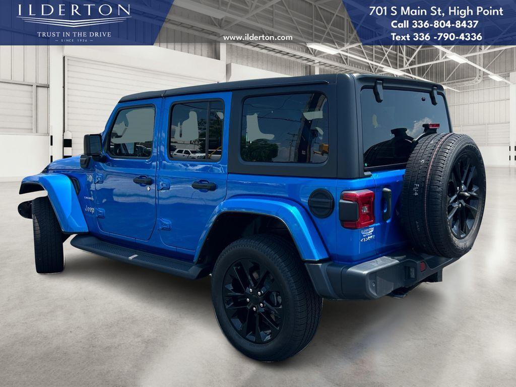 used 2021 Jeep Wrangler Unlimited 4xe car, priced at $30,045