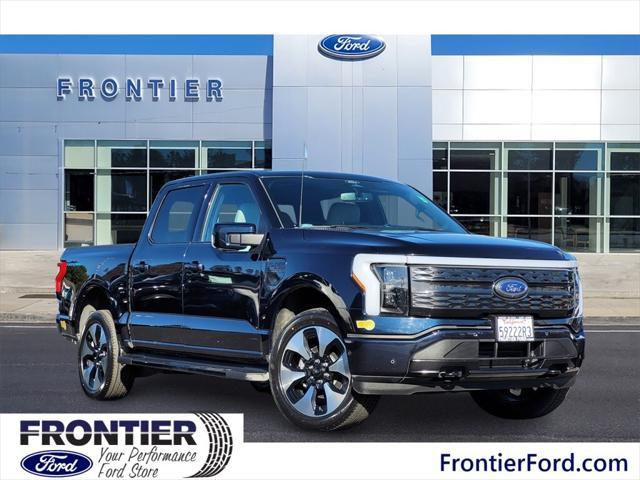 used 2022 Ford F-150 Lightning car, priced at $44,995