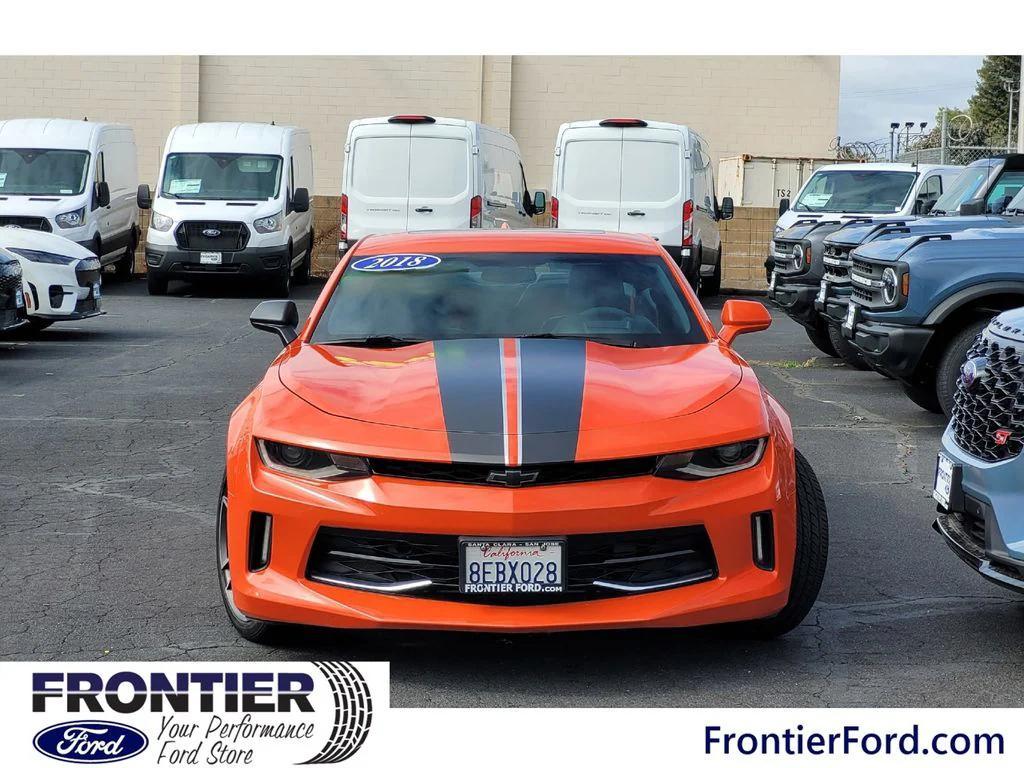used 2018 Chevrolet Camaro car, priced at $22,707