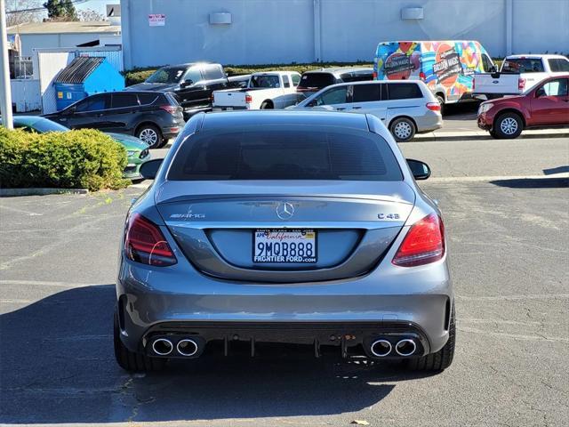 used 2019 Mercedes-Benz AMG C 43 car, priced at $34,995