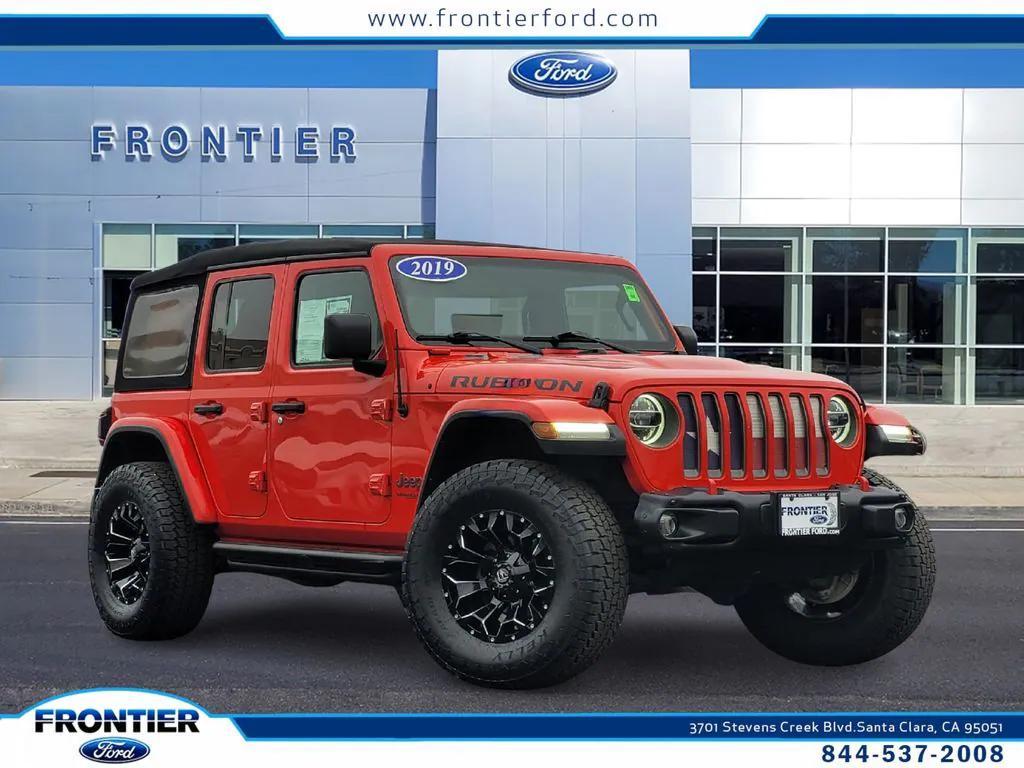 used 2019 Jeep Wrangler Unlimited car, priced at $31,856