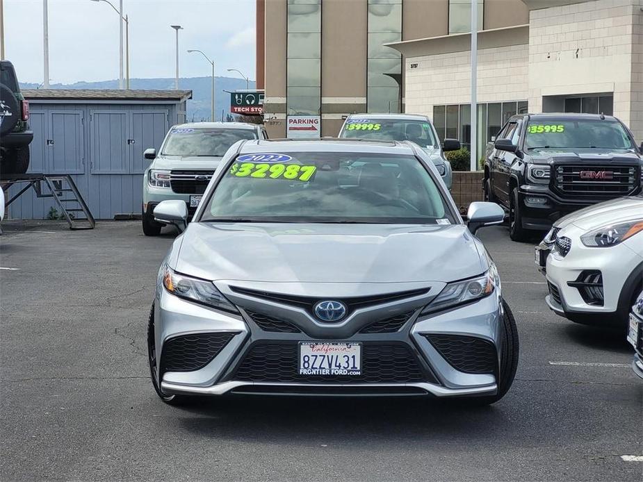 used 2022 Toyota Camry Hybrid car, priced at $31,587