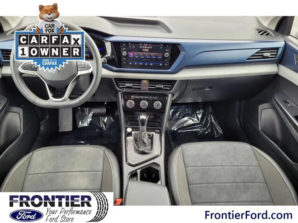 used 2023 Volkswagen Taos car, priced at $19,996