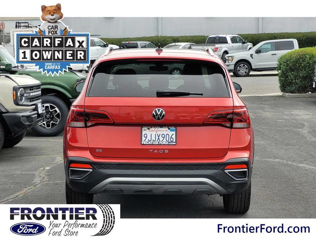 used 2023 Volkswagen Taos car, priced at $19,996