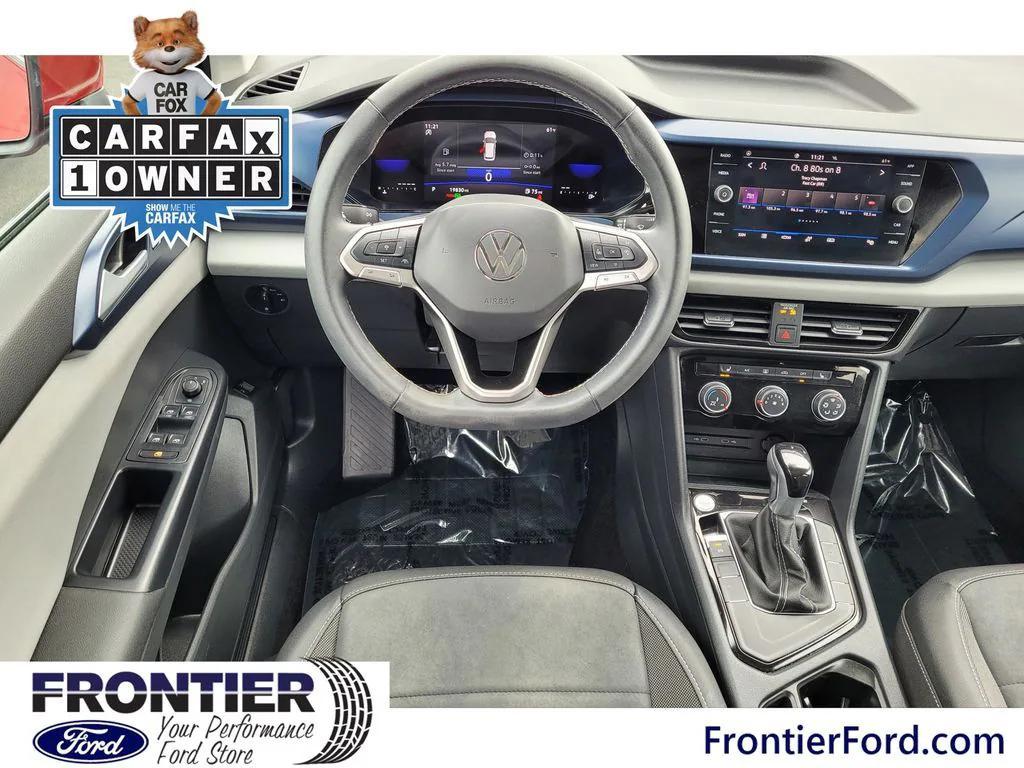 used 2023 Volkswagen Taos car, priced at $19,996