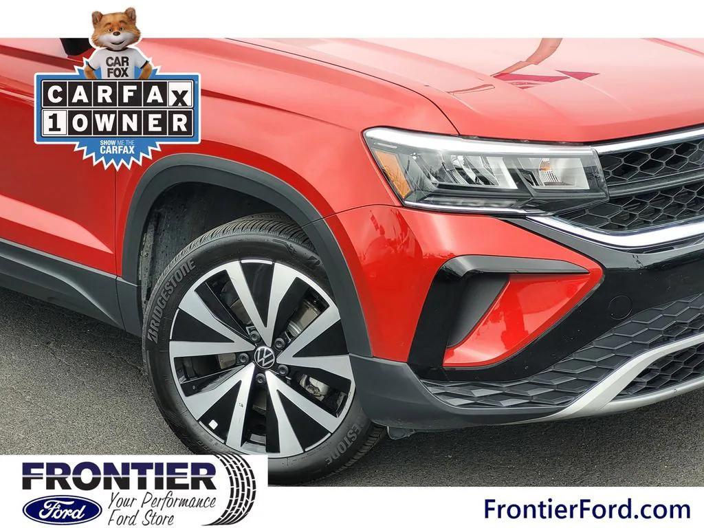 used 2023 Volkswagen Taos car, priced at $19,996