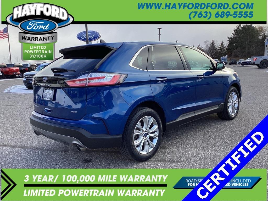 used 2022 Ford Edge car, priced at $22,499