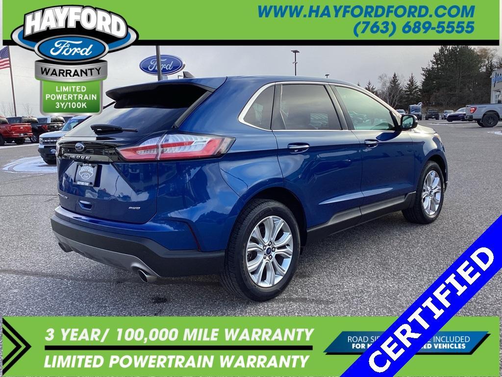 used 2022 Ford Edge car, priced at $22,499