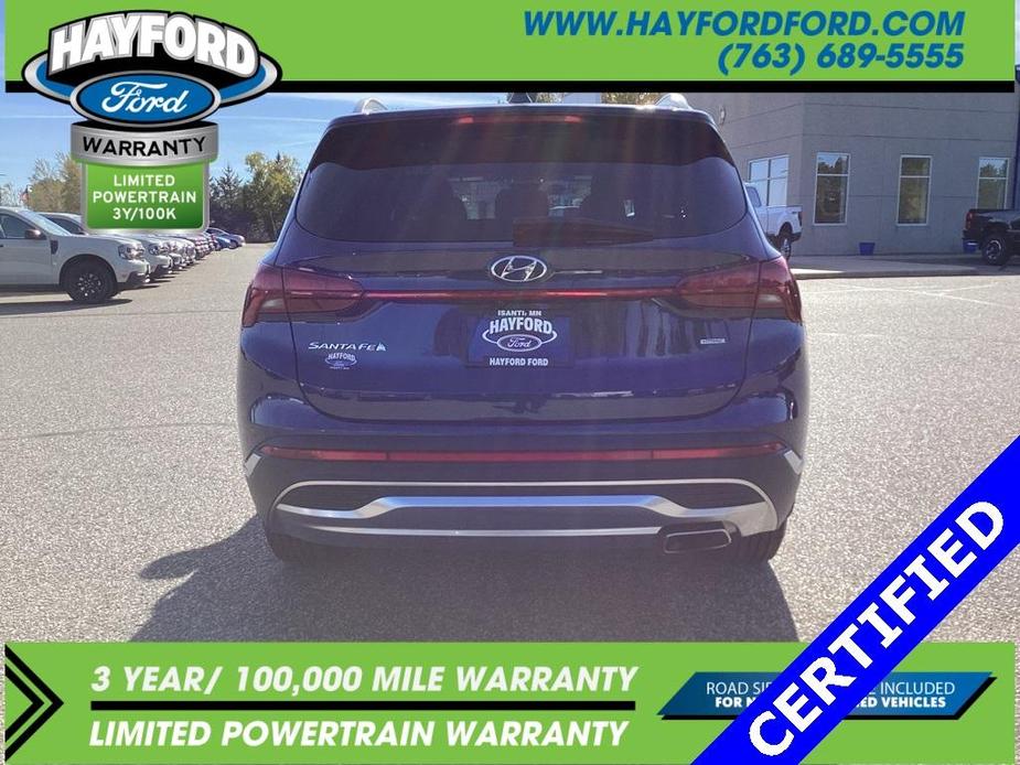 used 2022 Hyundai Santa Fe car, priced at $24,499