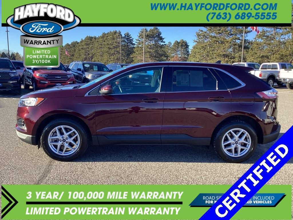 used 2021 Ford Edge car, priced at $23,999