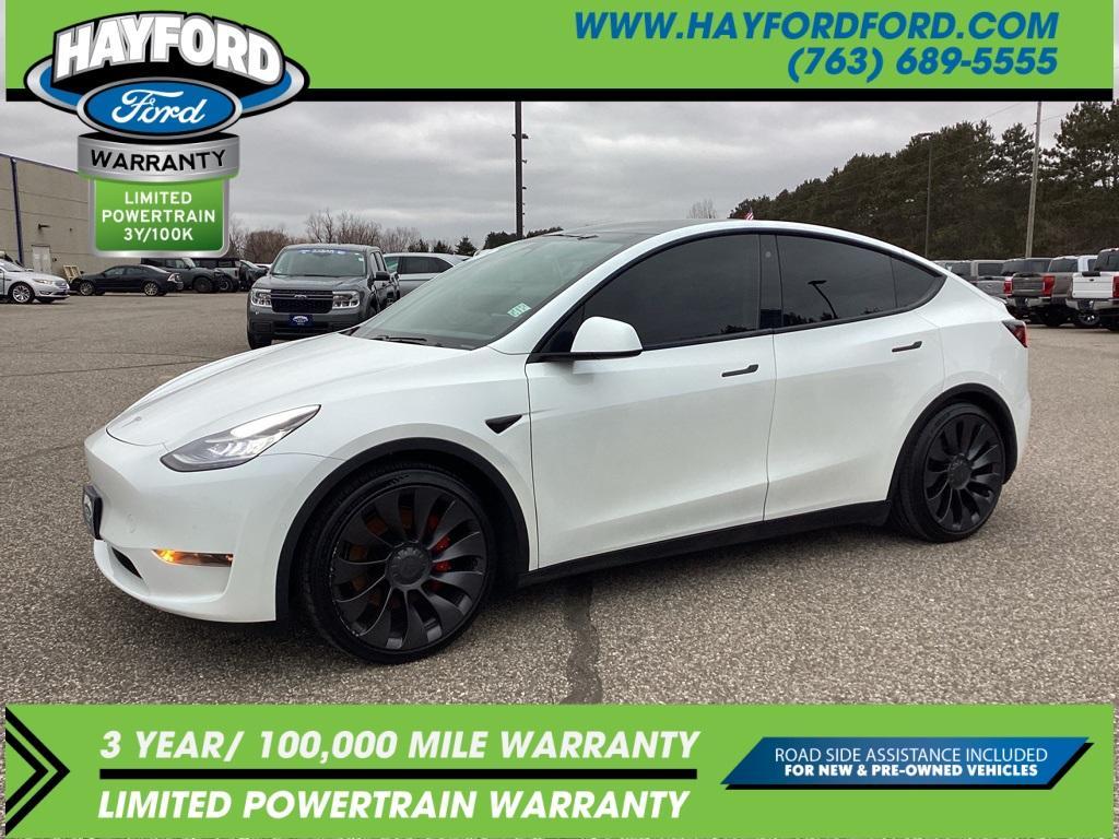 used 2020 Tesla Model Y car, priced at $27,999