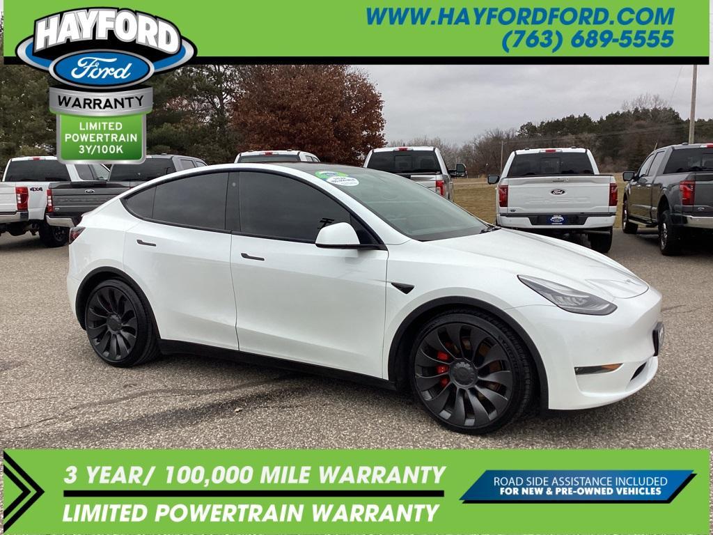 used 2020 Tesla Model Y car, priced at $27,999