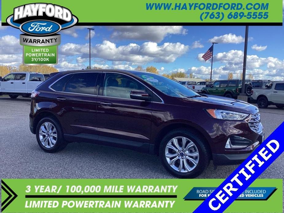 used 2022 Ford Edge car, priced at $25,499